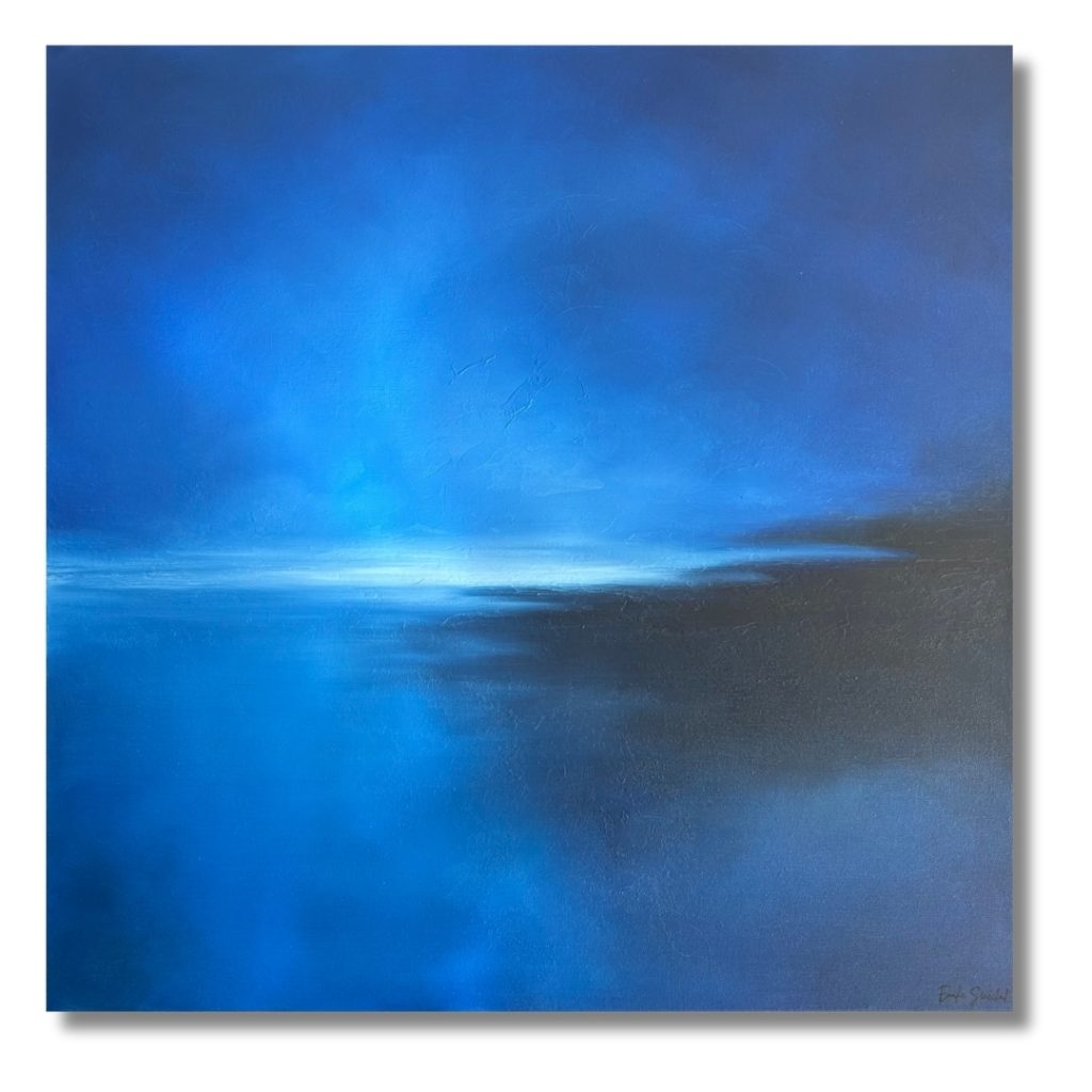 Songes bleus || 80x80cm (VENDU)