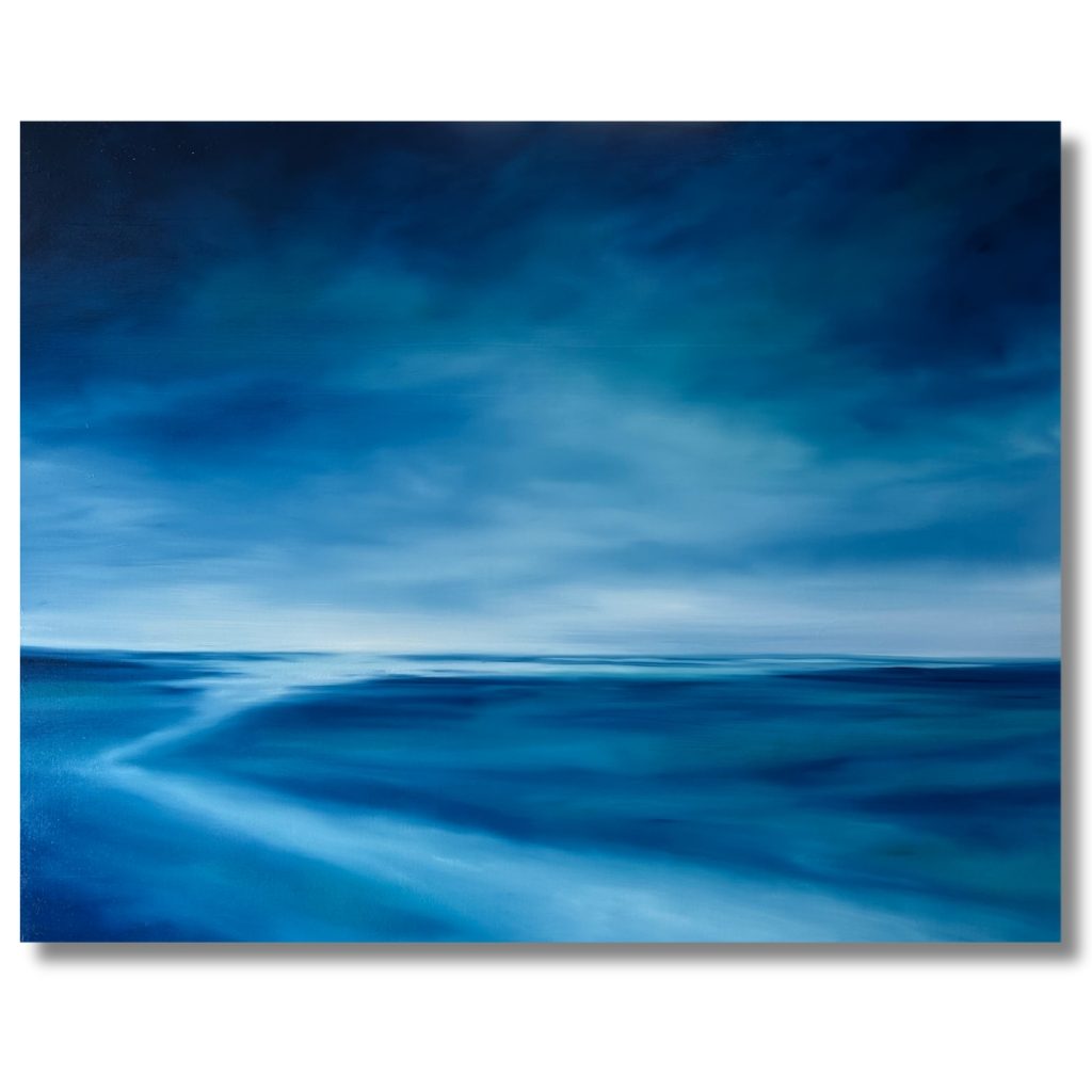 Ailleurs bleus || 92x73cm